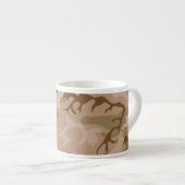 Wüste Camouflage - Brawn Camouflage Espressotasse (Vorderseite Rechts)
