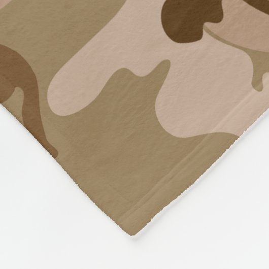 Wüste Camouflage - Brawn Camouflage Fleecedecke (Ecke)