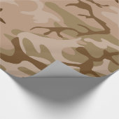 Wüste Camouflage - Brawn Camouflage Geschenkpapier (Ecke)