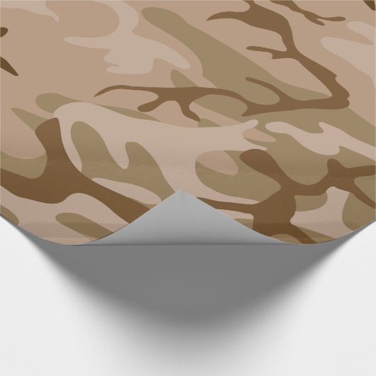 Wüste Camouflage - Brawn Camouflage Geschenkpapier (Ecke)