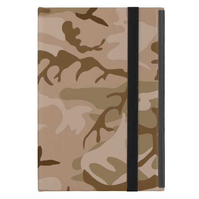 Wüste Camouflage - Brawn Camouflage iPad Mini Schutzhülle (Vorderseite Geschlossen)