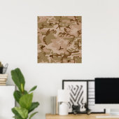Wüste Camouflage - Brawn Camouflage Poster (Heimbüro)