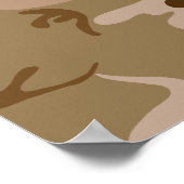 Wüste Camouflage - Brawn Camouflage Poster (Ecke)