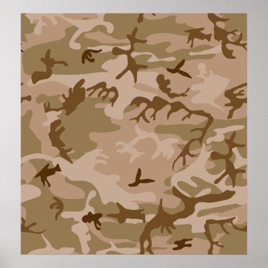 Wüste Camouflage - Brawn Camouflage Poster (Vorne)