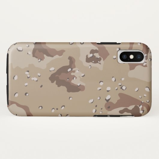 Wüste-Camouflage Case-Mate iPhone Hülle (Rückseite (Horizontal))
