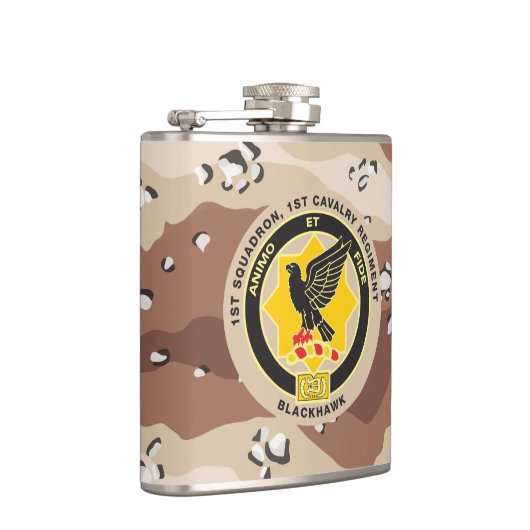 Wüste Camouflage Cav Association Flask Flachmann (Rechts)