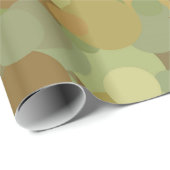 Wüste Camouflage Circle Pattern Geschenkpapier (Rolleneckpunkt)