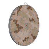 Wüste Camouflage Dartboard Dartscheibe (Vorderseite Links)