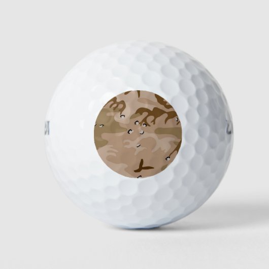 Wüste-Camouflage Golfball (Vorderseite)