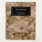 Wüste Camouflage Kies, Militär, Armee Planer (Vorderseite)