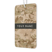 Wüste Camouflage Kieselsteine, Ihr Name, personali Autolufterfrischer (Links)