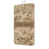 Wüste Camouflage Kieselsteine, Ihr Name, personali Autolufterfrischer (Links)