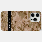 Wüste Camouflage Kieselsteine, Ihr Name, personali Case-Mate iPhone Hülle (Rückseite (Horizontal))