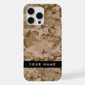 Wüste Camouflage Kieselsteine, Ihr Name, personali iPhone Hülle (Rückseite)