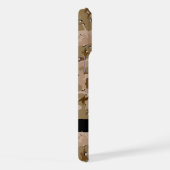 Wüste Camouflage Kieselsteine, Ihr Name, personali iPhone Hülle (Rechte Seite)