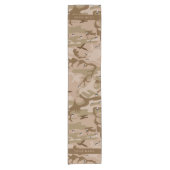 Wüste Camouflage Kieselsteine, Ihr Name, personali Kurzer Tischläufer (Vorderseite)