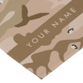 Wüste Camouflage Kieselsteine, Ihr Name, personali Kurzer Tischläufer (Ecke)