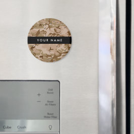 Wüste Camouflage Kieselsteine, Ihr Name, personali Magnet