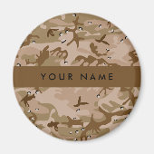 Wüste Camouflage Kieselsteine, Ihr Name, personali Magnet (Vorne)