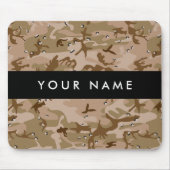 Wüste Camouflage Kieselsteine, Ihr Name, personali Mousepad (Vorne)