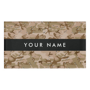 Wüste Camouflage Kieselsteine, Ihr Name, personali Namenschild