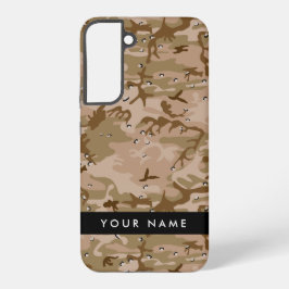 Wüste Camouflage Kieselsteine, Ihr Name, personali Samsung Galaxy Hülle