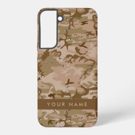 Wüste Camouflage Kieselsteine, Ihr Name, personali Samsung Galaxy Hülle