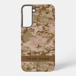 Wüste Camouflage Kieselsteine, Ihr Name, personali Samsung Galaxy Hülle