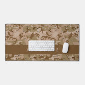 Wüste Camouflage Kieselsteine, Ihr Name, personali Schreibtischunterlage (Tastatur & Maus)