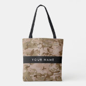 Wüste Camouflage Kieselsteine, Ihr Name, personali Tasche (Rückseite)