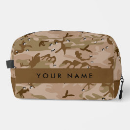 Wüste Camouflage Kieselsteine, Ihr Name, personali Waschbeutel