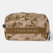 Wüste Camouflage Kieselsteine, Ihr Name, personali Waschbeutel (Vorderseite)