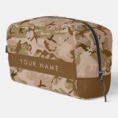 Wüste Camouflage Kieselsteine, Ihr Name, personali Waschbeutel (Rechte Ecke)