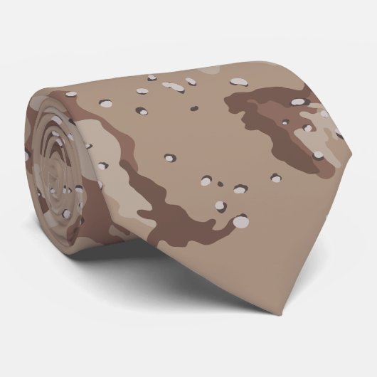 Wüste-Camouflage Krawatte (Gerollt)