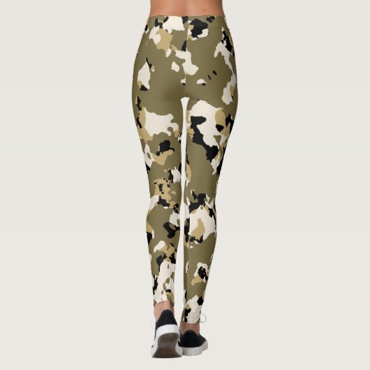 Wüste-Camouflage Leggings (Rückseite)