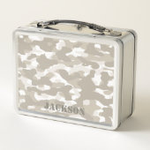 Wüste Camouflage Metal Lunchbox (Rückseite)
