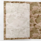 Wüste Camouflage, Militär, Armee Dreifach Gefaltete Karte (Innen Erste Seite)