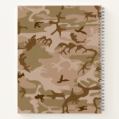Wüste Camouflage, Militär, Armee Notizblock (Rückseite)