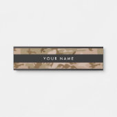 Wüste Camouflage, Militär, Armee Türschild (Vorderseite )