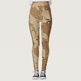 Wüste Camouflage Militärmuster Leggings