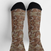 Wüste Camouflage Militärmuster Socken (Oben)