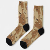 Wüste Camouflage Militärmuster Socken (Linkes Detail)