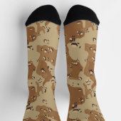 Wüste Camouflage Militärmuster Socken (Oben)