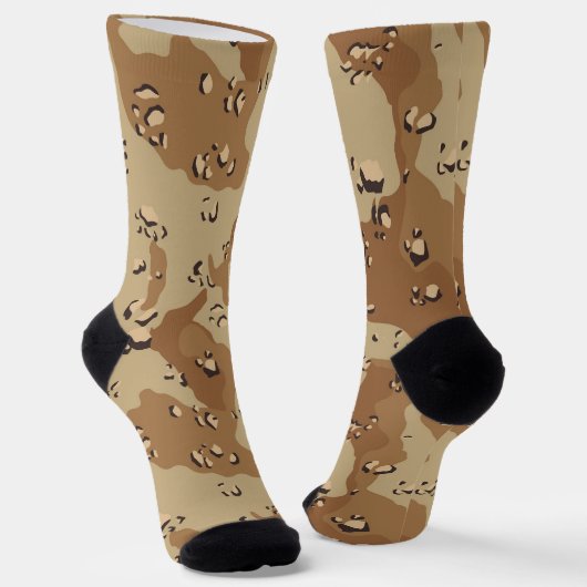 Wüste Camouflage Militärmuster Socken (Gewinkelt)