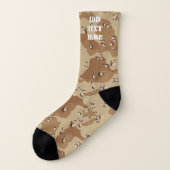 Wüste Camouflage Militärmuster Socken (Links - Außen)