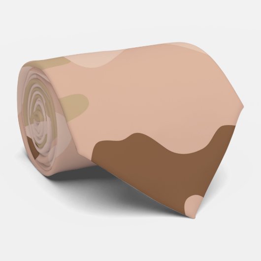 Wüste Camouflage Neck Tie Krawatte (Gerollt)