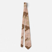 Wüste Camouflage Neck Tie Krawatte (Rückseite)