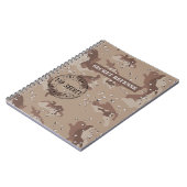 Wüste-Camouflage Notizblock (Linke Seite)