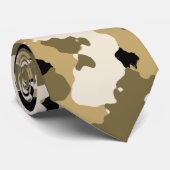 Wüste Camouflage Pattern Krawatte (Gerollt)