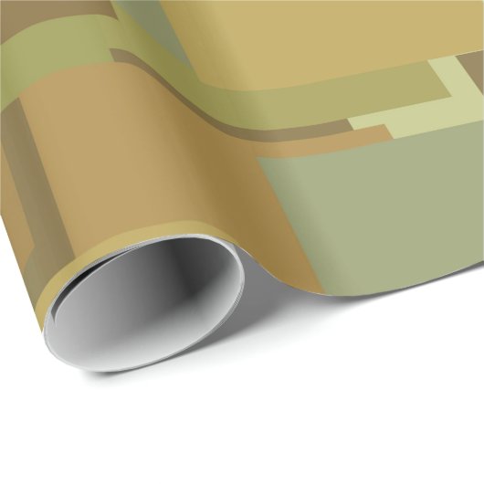 Wüste-Camouflage-Rechtecke Geschenkpapier (Rolleneckpunkt)